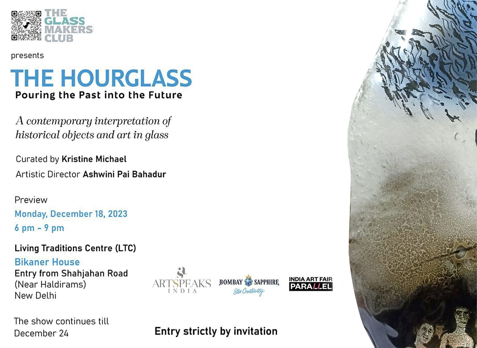 2024 THE HOURGLASS Pouring the Past into the Future | Presented by GLASS MAKERS CLUB